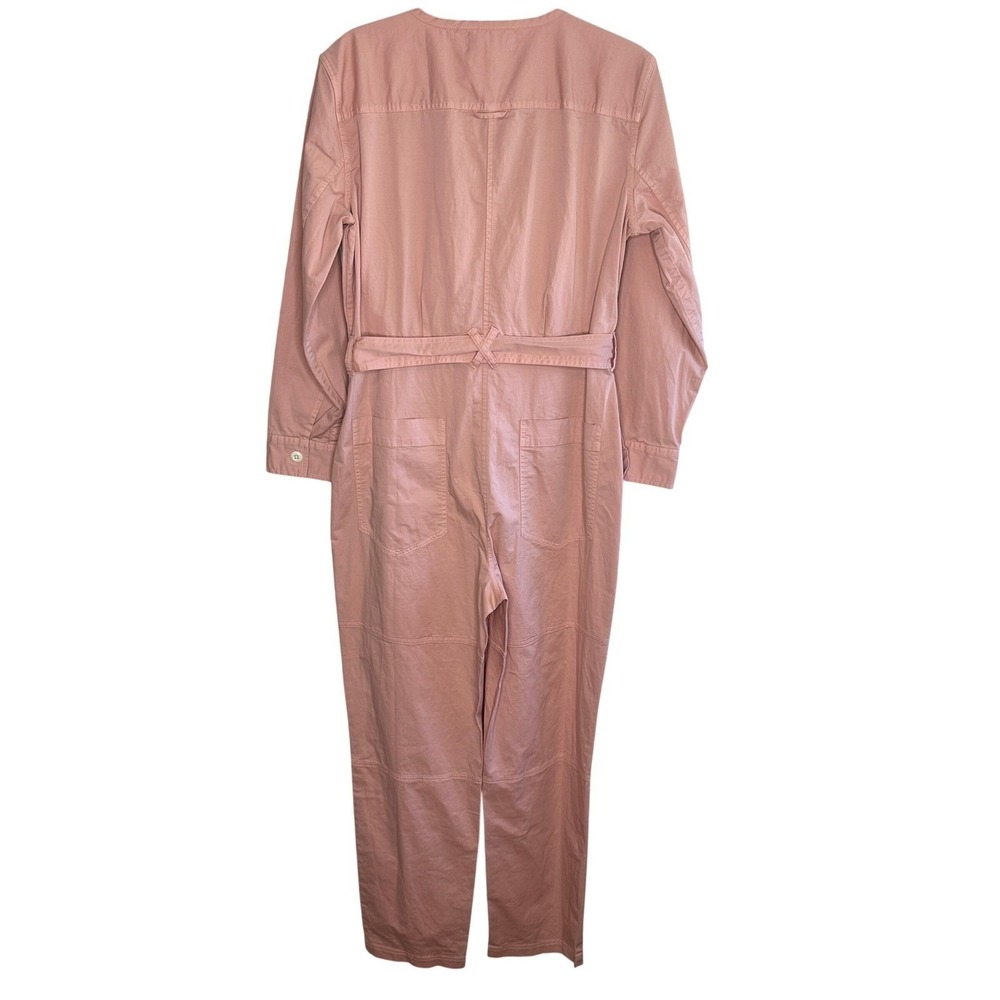 Alex Mill Jo Jumpsuit Misty Rose Pink Cotton Twill Boiler Suit NWT Size Medium - Picture 4 of 7